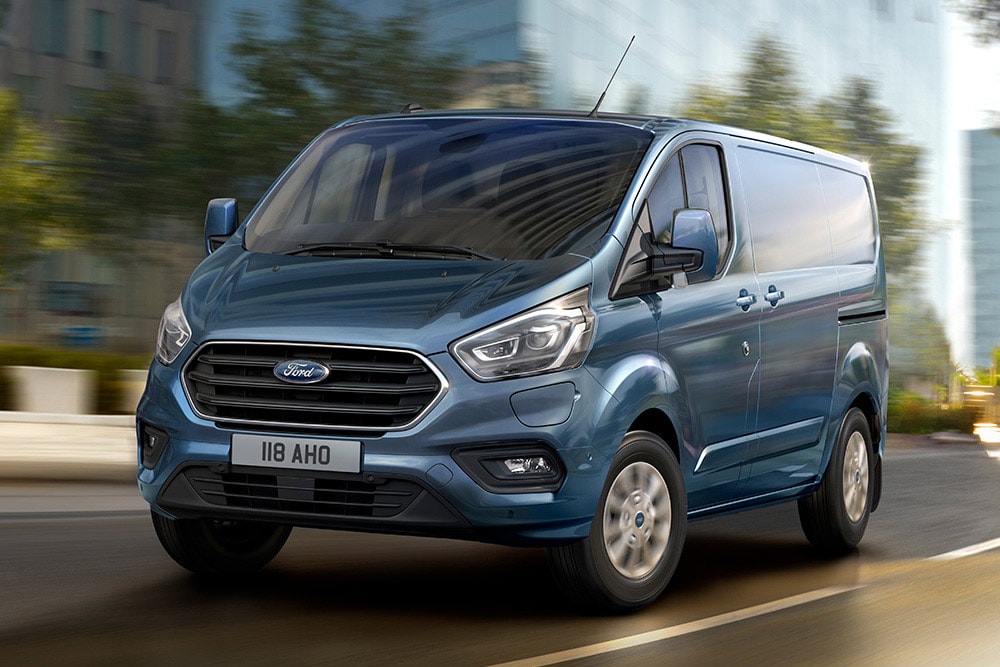 Ford Transit Custom bleu