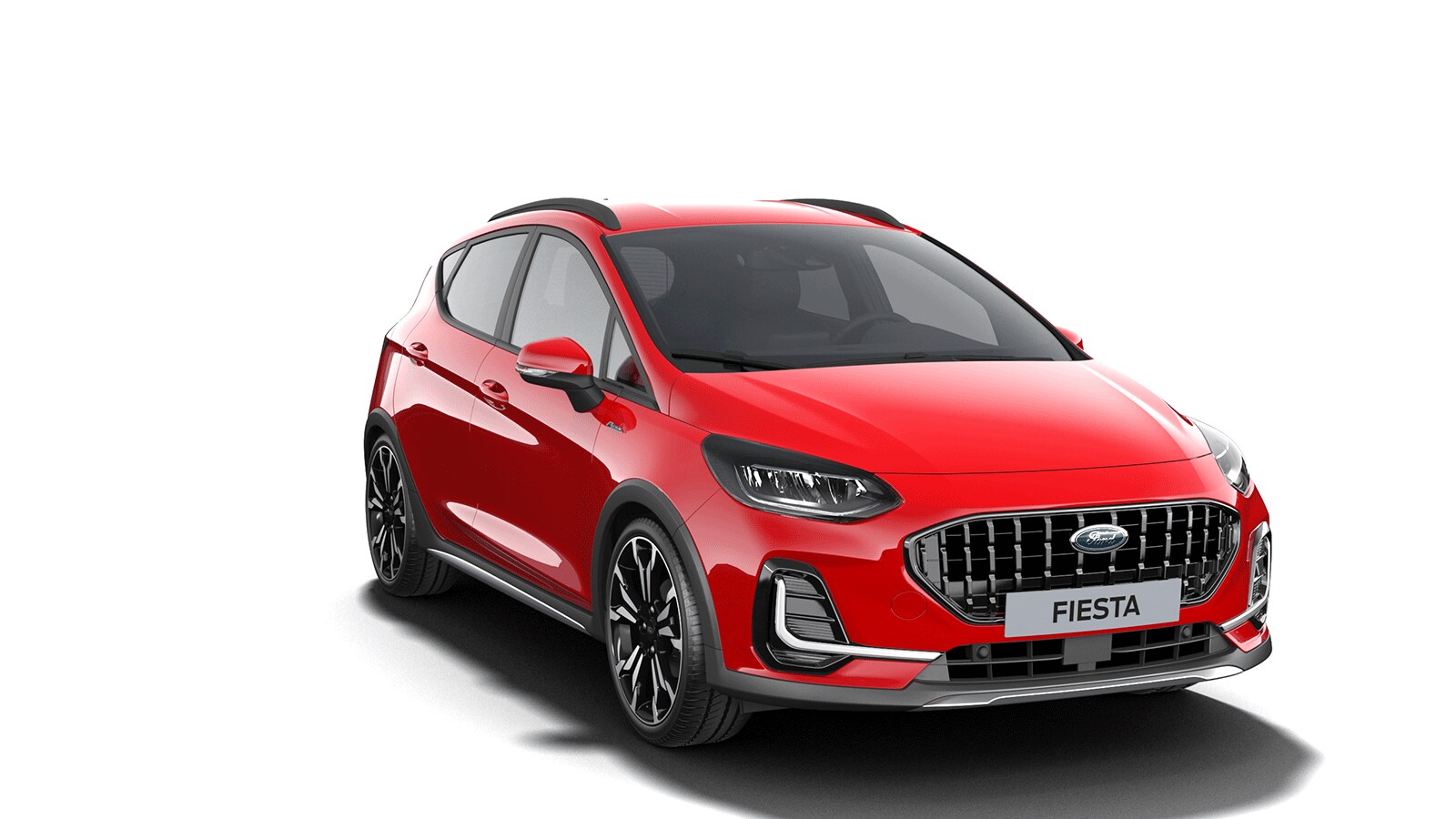 Ford Fiesta Active Vignale from 3/4 front angle