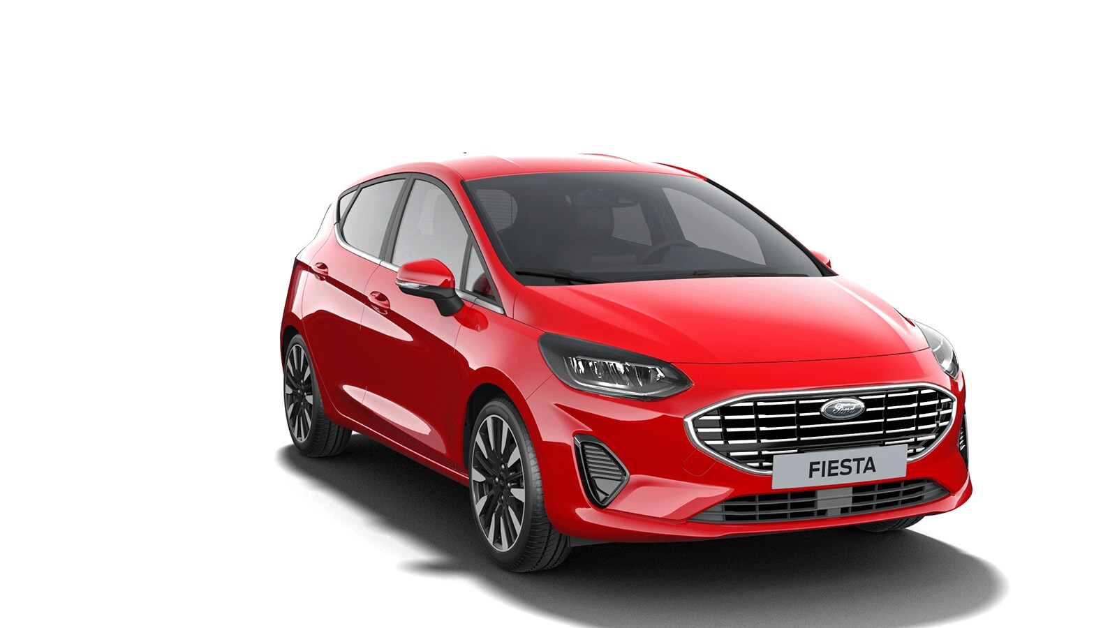 Ford Fiesta Titanium Vignale from 3/4 front angle