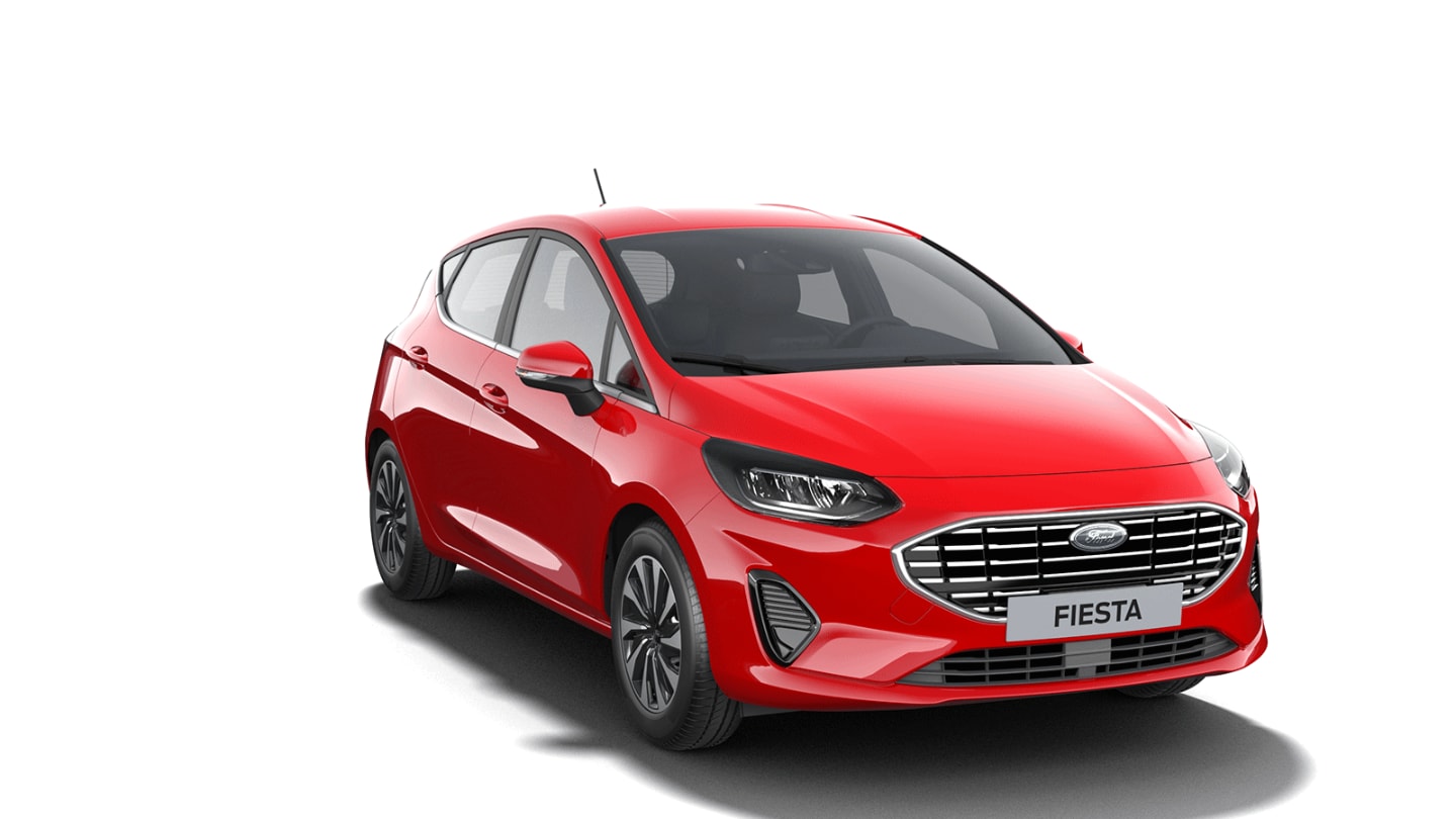 Ford Fiesta Titanium from 3/4 front angle