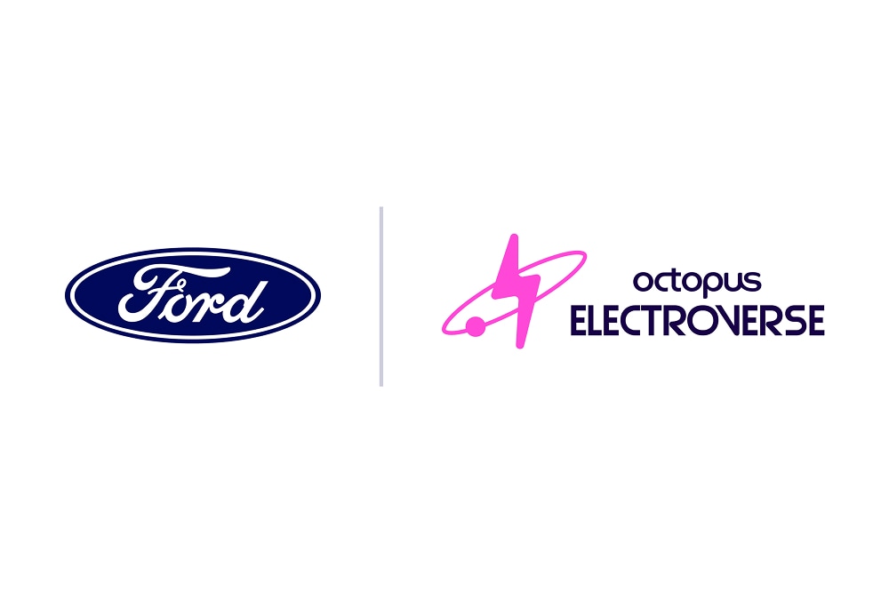 Logos Ford et Octopus Electroverse