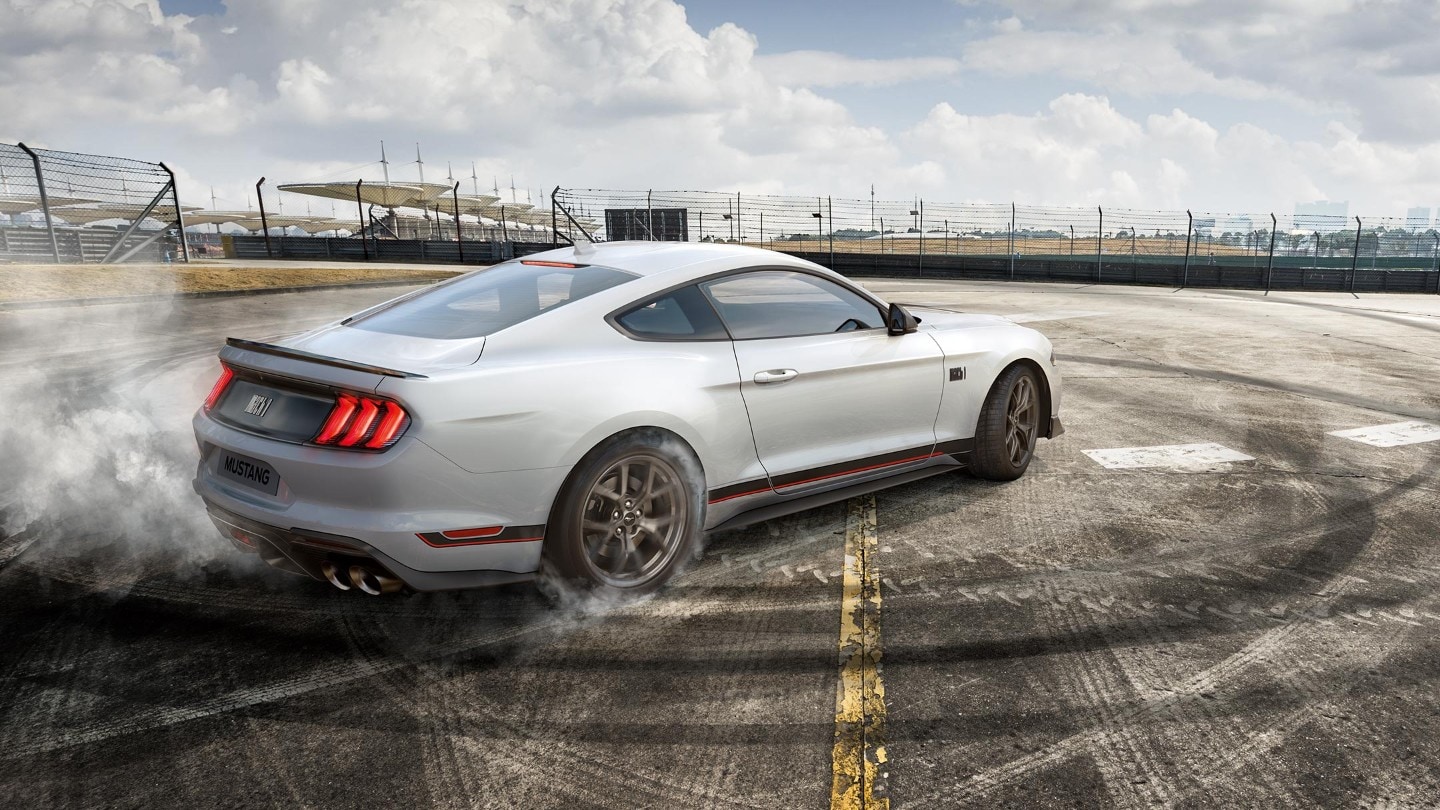 Ford Mustang Mach 1 displaying advanced cooling system