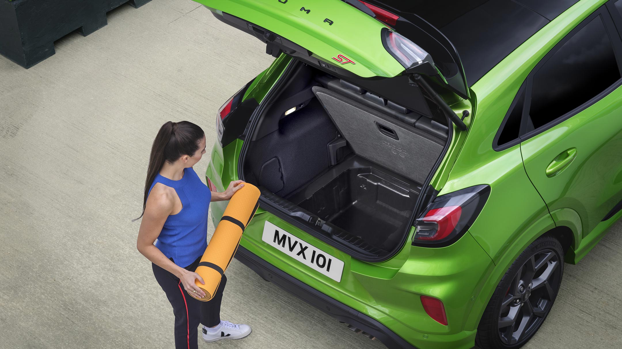 Ford Puma ST displaying megabox Ford Puma ST displaying megabox
