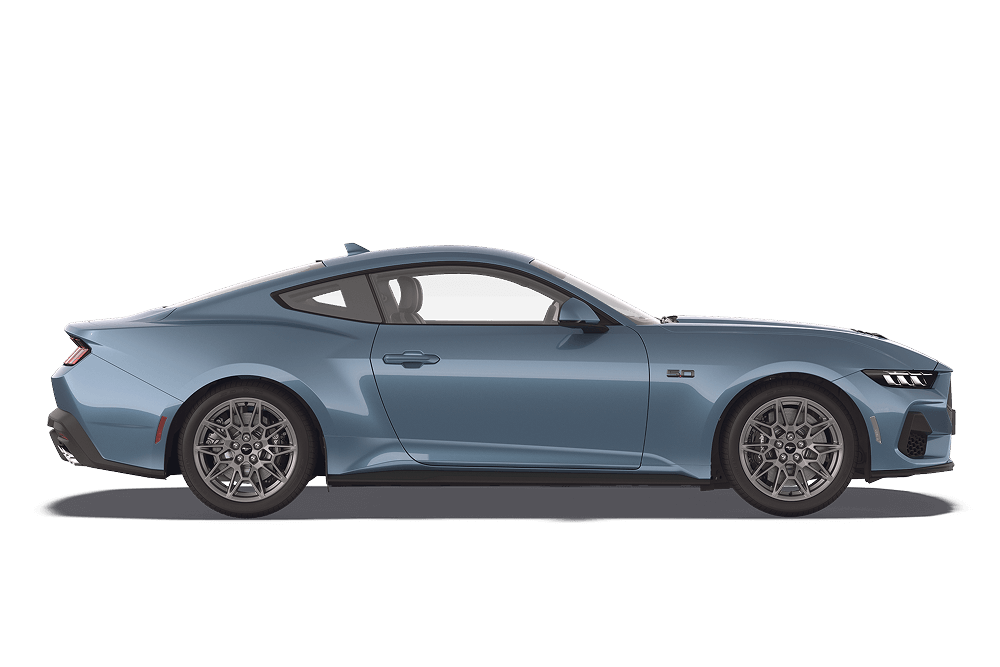 Profil latéral d'un Ford Mustang