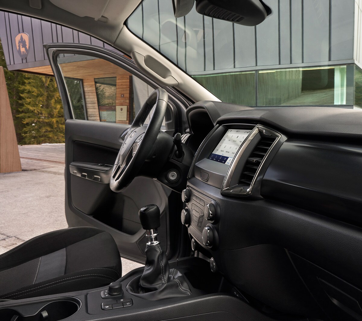 Ford Ranger Wolftrak interior view showing seats