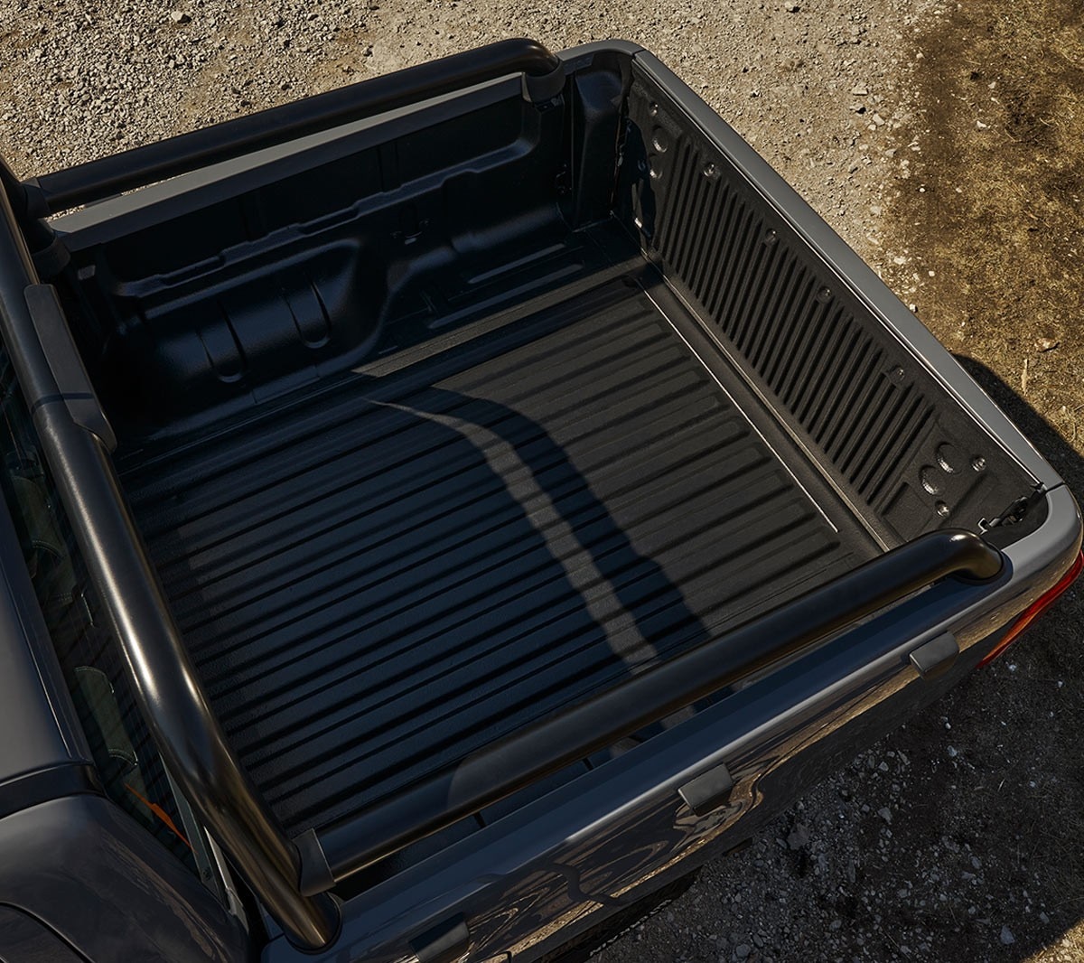 Tail of a Ford Ranger Wolftrak from top view