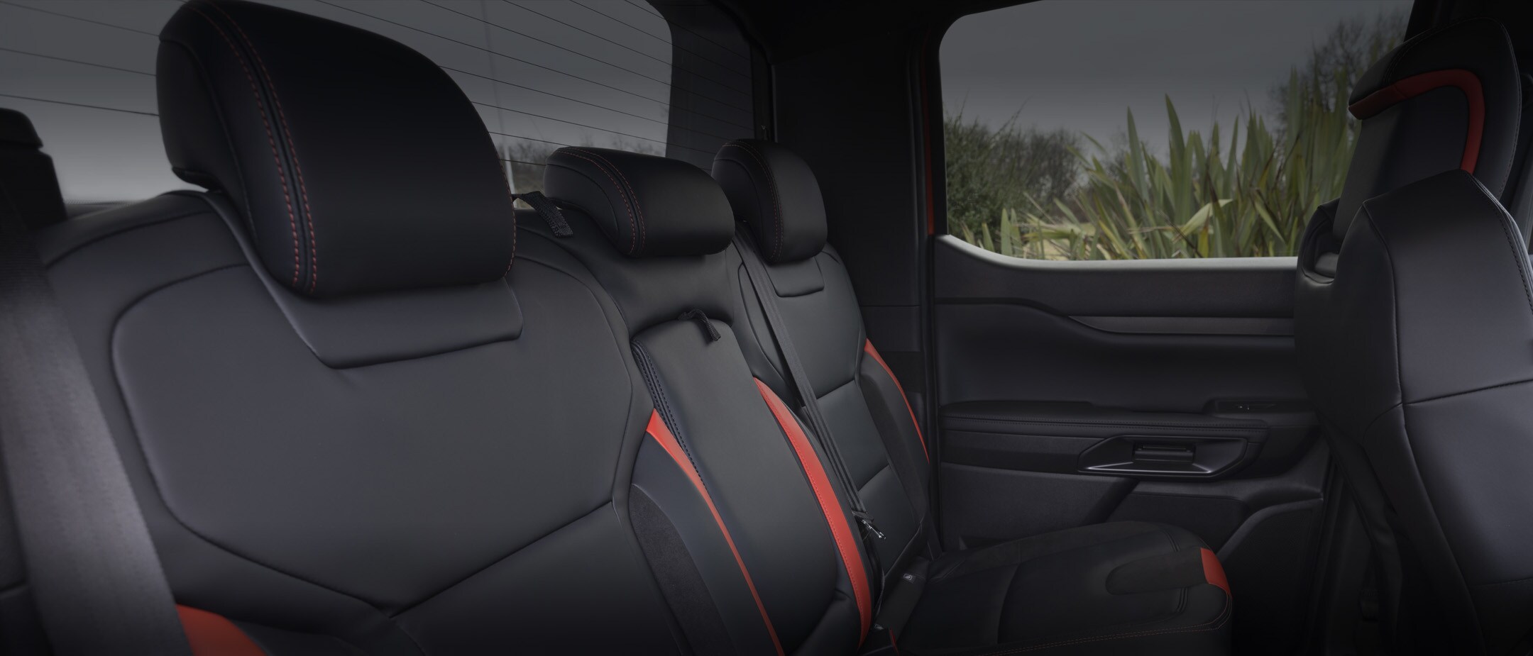Ranger Raptor interior rear seats