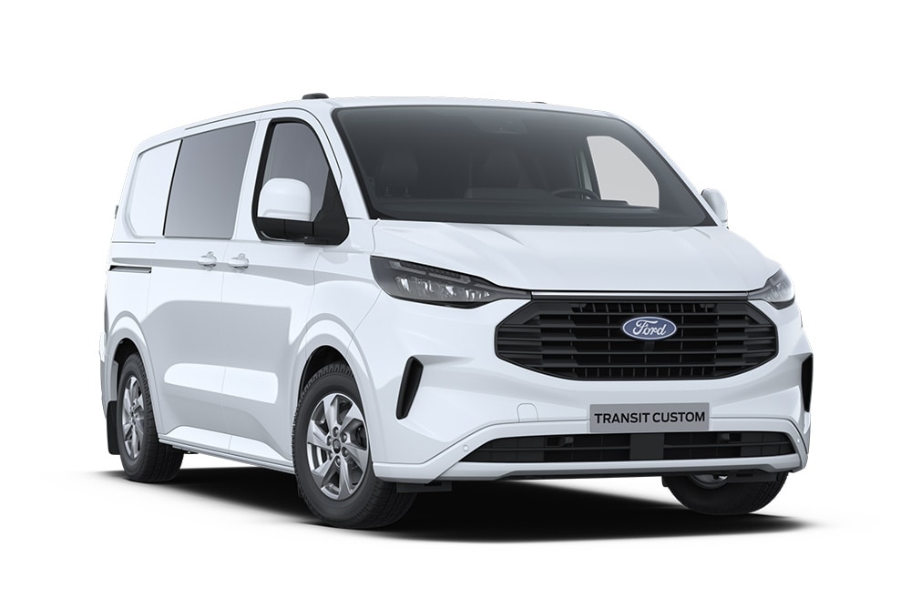 Fourgon Ford Transit Custom Multi-use blanc.