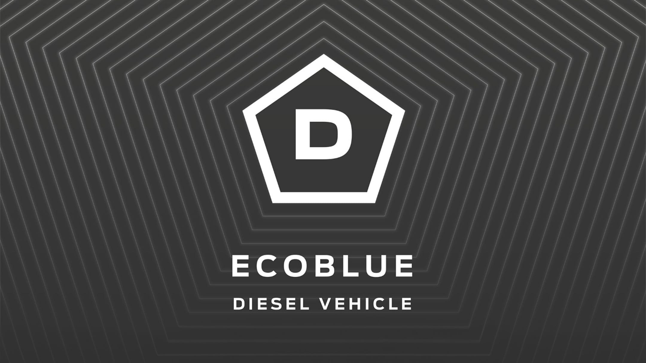 Logo véhicule diesel EcoBlue