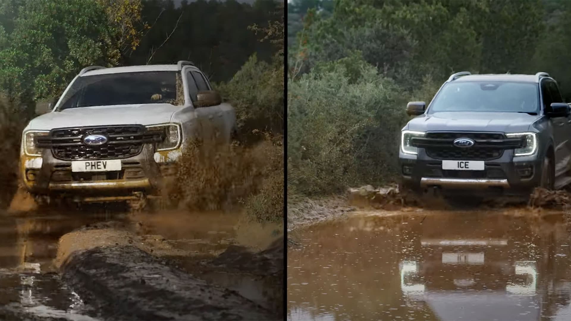 [VIDÉO] Le Ford Ranger PHEV affronte le pick-up diesel Ranger dans divers tests de puissance et de vitesse.